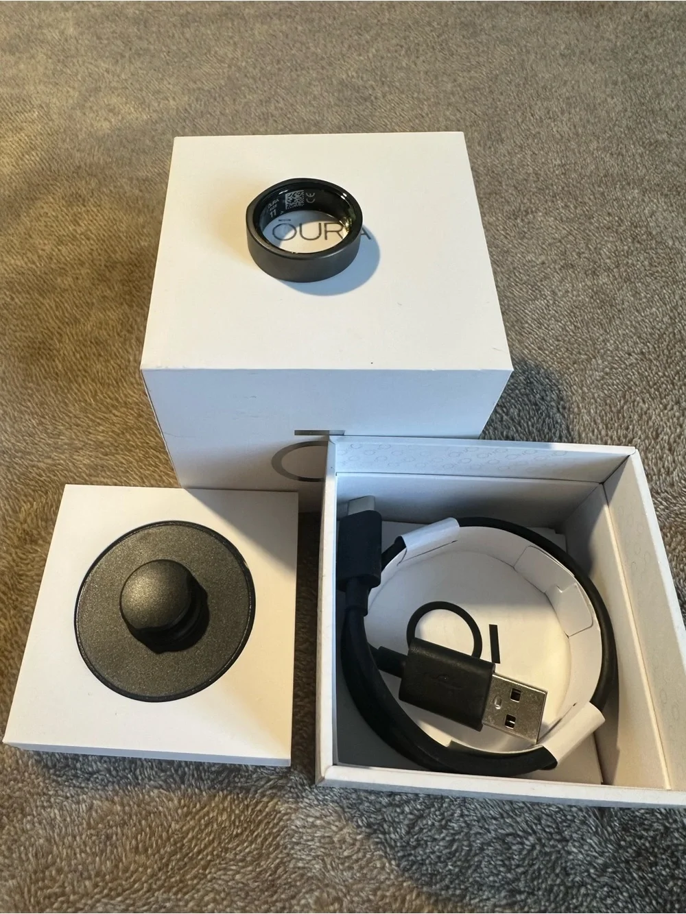 Oura Ring Generation 2 (Heritage Matte Stealth, Size 11)